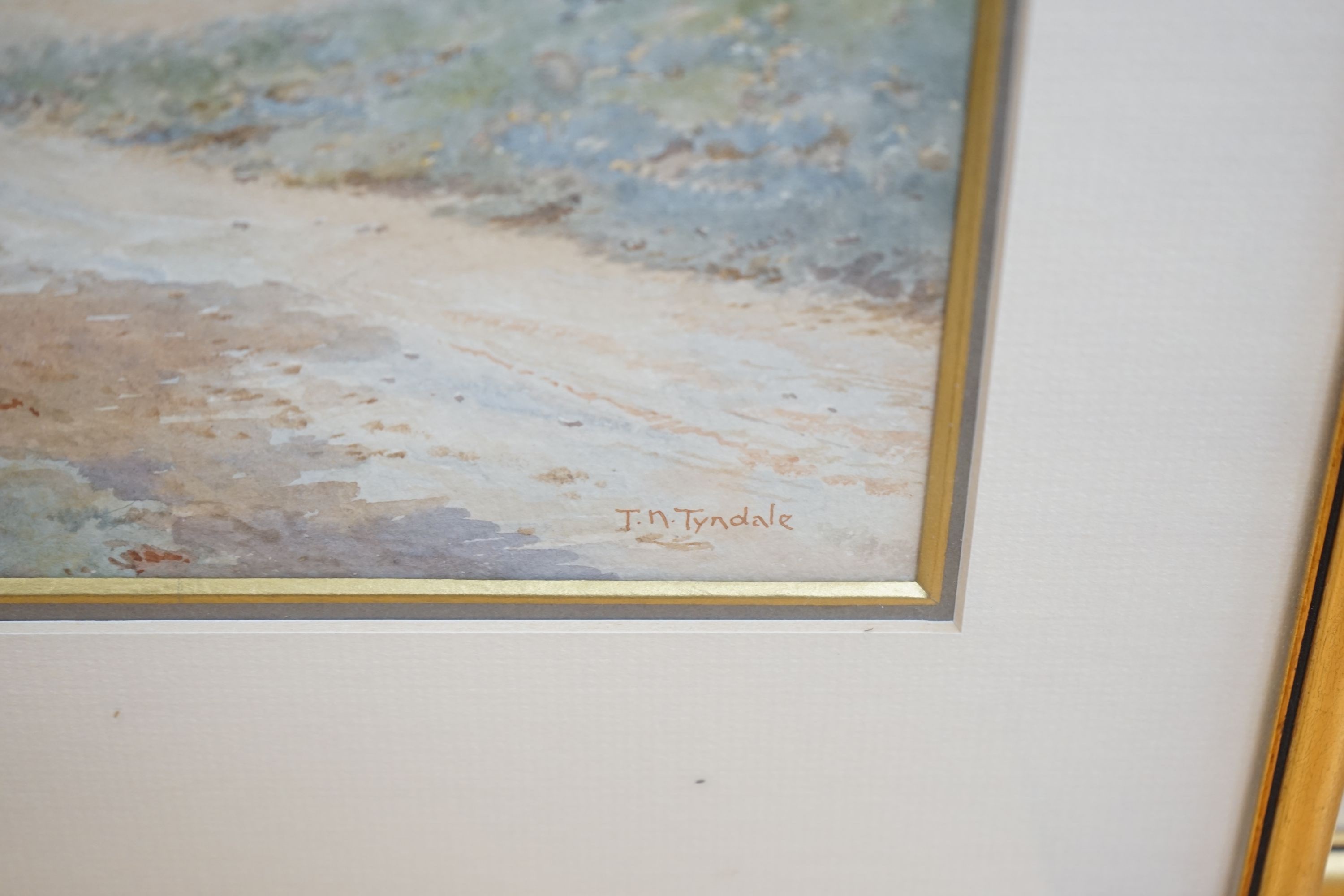 Thomas Nicholson Tyndale (1860-1930), three watercolours, 'Near Stourbridge, Worcestershire', 'Anne Hathaway's Cottage' and 'Astley Town', signed, largest 32 x 23cm